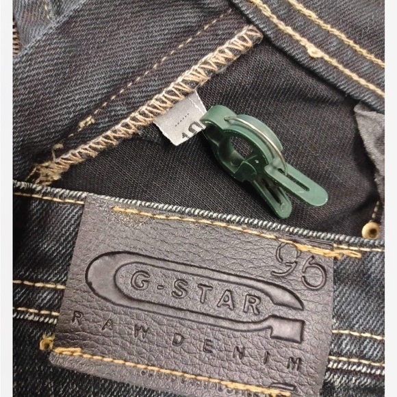 G-Star 96 Embroidered Straight Faded Jeans Size 30 - Picture 6 of 9
